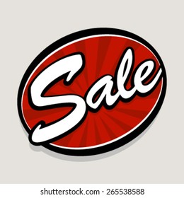 Sale Text Badge Sign Vector