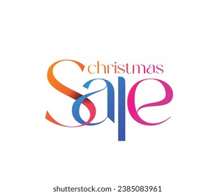 Sale Text Typography Design Element flyer, banner design.