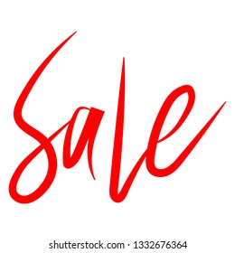 sale text white background