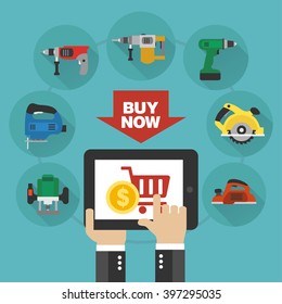 Sale tools design flat.Vector illustration