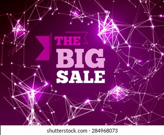 Sale triangle background