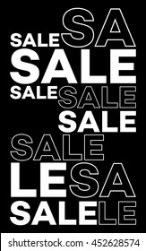 Sale Typographic Design