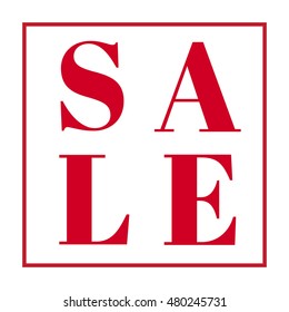 Sale. Sale typographical Background