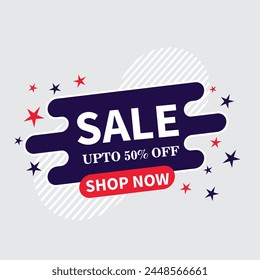 Sale upto 50% off commercial Banner | sale banner