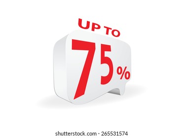 Sale upto 75 percent