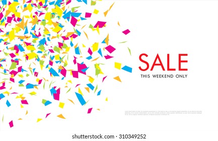 Sale. Vector banner design