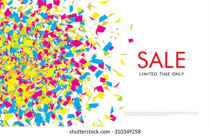 Sale. Vector banner design