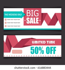 sale. Vector banners set