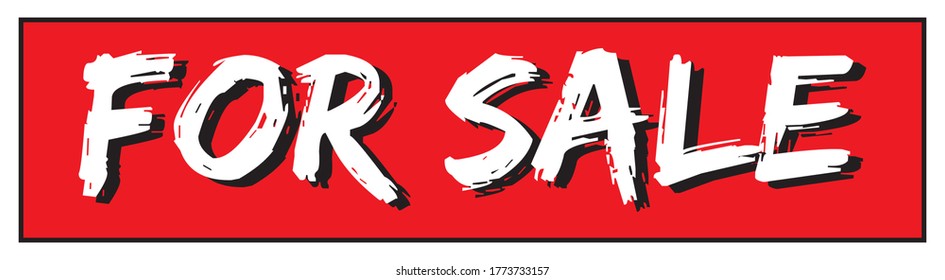 FOR SALE , vector design for shops that buy and sell items.