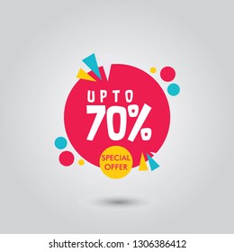sale vector design template