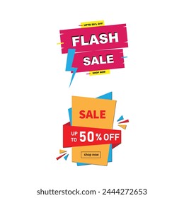 Sale Vektorgrafik , Flash Sale Vektorgrafik Set EPS