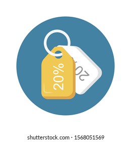 sale vector flat  colour  icon 
