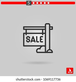 sale vector icon