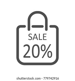 Sale vector icon