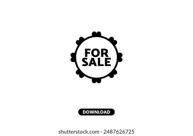 Sale vector logo icon design concept eps.