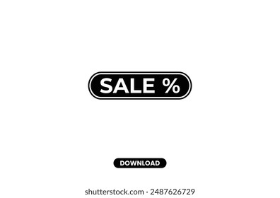 Sale vector logo icon design concept eps.