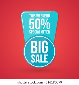 Sale vector origami concept banner template special offer. Abstract background. Discount design layout. Just now.