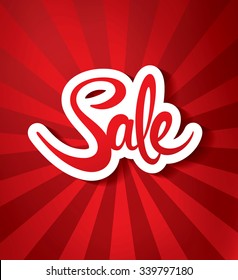 Sale. Vector sign