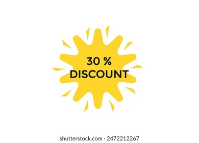 sale vector tag 30% discount template badges.  20, 10, 30, special, price, offer 90, 60, 80, with percent promotion illustration off shop now 30% discount banner design up to, discount,
