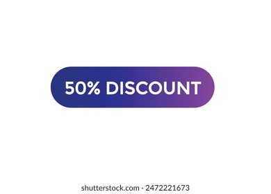 Sale Vektorgrafik Tag 50% Rabatt Vorlage Badges.  20, 10, 30, Spezial, Preis, Angebot 90, 60, 80, mit prozentualer Promotion Illustration Off Shop jetzt 50% Rabatt Banner Design bis, Rabatt,
