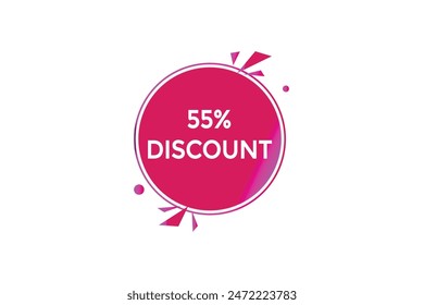 sale vector tag 55% discount template badges.  20, 10, 30, special, price, offer 90, 60, 80, with percent promotion illustration off shop now 55% discount banner design up to, discount,