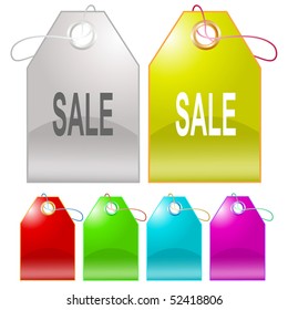 Sale. Vector tags.