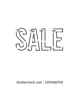 Sale vector template. Design for poster, banner, greeting cards or print.
