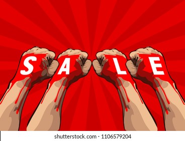 sale wallpaper, vector illustration, you can place relevant content on the area.