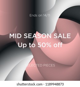 Sale web banners template for special offers advertisement. Discount offer. Super Sale concept. Liquid colors shapes with the hot text. Great sales concept. Bright colors. Abstract background. 