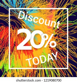 Sale web banners template for special offers advertisement. Discount offer. Super Sale concept. Liquid colors shapes with the hot text. Great sales concept. Bright colors. Abstract background. 