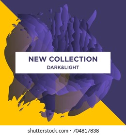 Sale web banners template for special offers advertisement. Trendy colors in a modern material design style. New autumn collection concept for internet stores promo. New arrivals web banners. 