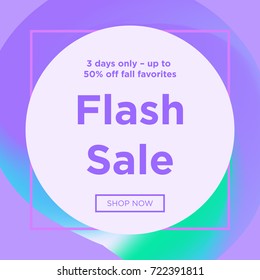 Sale web banners template for special offers advertisement. Trendy colors in a modern material design style. New arrivals and final sale concept for internet stores promo. New arrivals web banners. 