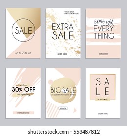 Sale website banners web template collection. Can be used for mobile website banners, web design, posters, email and newsletter designs.