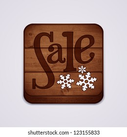 Sale winter square.