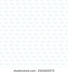 Sale word seamless subtle pattern for social media content. Concept sale text pattern.