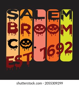 Salem broom co. EST 1692 Halloween t-shirt.