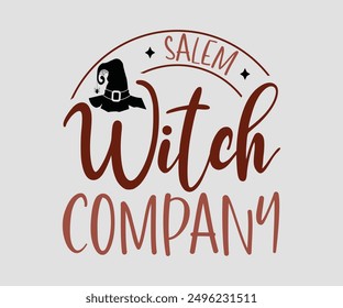 Salem Witch Company, Halloween, Ghost, Spooky Season, witch, Halloween Funny, t shirt