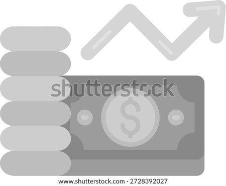 Salery Line vector Icon Design