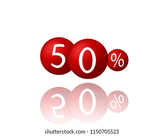 Sales 50% vector design