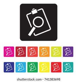 sales analysis icon set