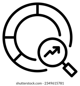 Icono de análisis de ventas se puede usar para aplicaciones, web, etc