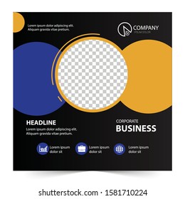 sales Banner Company Media Poster Template 