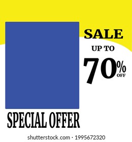 Sales Banner teamplate Design Vector Ilustration