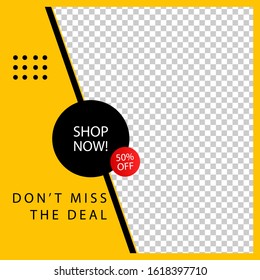 Sales banner template design, Big sale special offer. Vector illustration.