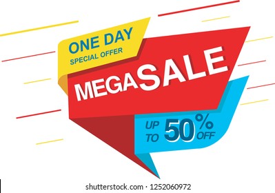 Sales Banner Template Vector
