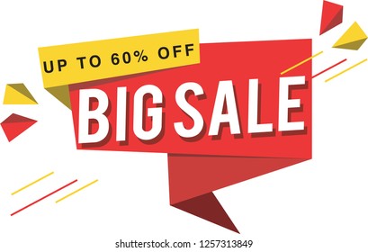 Sales Banner In Vector Format.