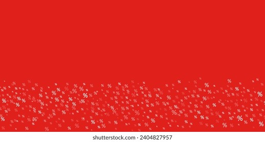 Sales banner vector percentage signs background design