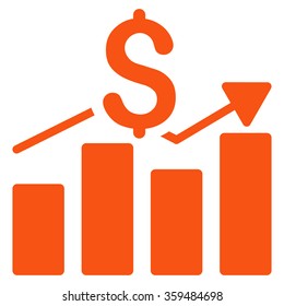 Sales Bar Chart Icon