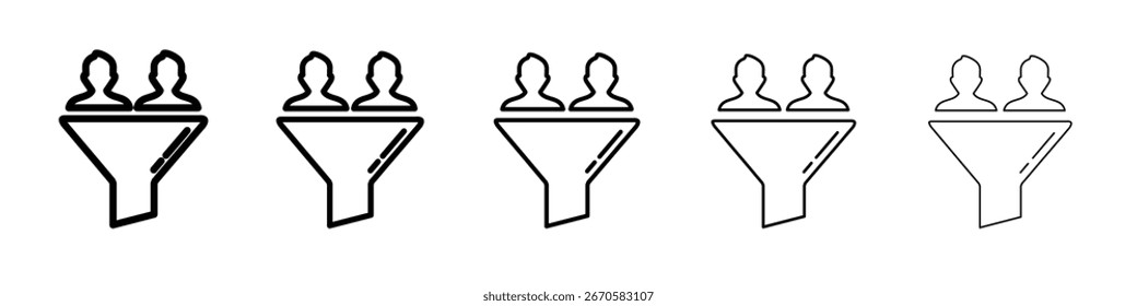 Verkauf Umwandlung Symbol Design, Logo, App, UI. Vektorgrafik, EPS