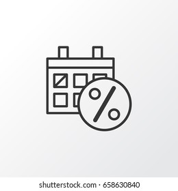 Sales Day Icon Symbol. Premium Quality Isolated Black Friday Element In Trendy Style.